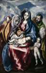 El Greco (Greekborn Spanish ) Святое семейство со святой Анной и маленьким Иоанном Крестителем