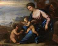Giordano Luca (Italian ) Святое семейство с маленьким Иоанном Крестителем