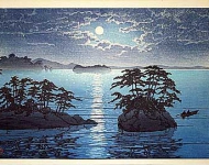 Moonrise at Futago Island, Matsushima