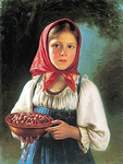 Василий Тимофеев - Девочка с ягодами