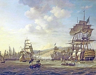 The Anglo-Dutch Fleet in the Bay of Algiers in Support of the Ultimatum for the Release of the White Slaves, 26 August 1816