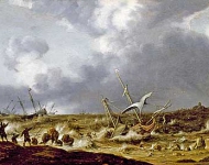 Willem van Diest - Seascape