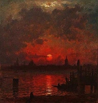 John Joseph Enneking - Venice at Night (Венеция в ночное время)