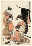 Series Eight Views of Fashionable SongsClearing Weather of the Feather Robe, New Version