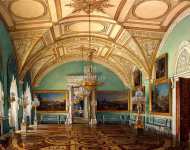 Виды залов Зимнего дворца. Третий зал Военной галереи