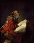 Rembrandt Harmensz van Rijn - Старуха вероятно мать Рембрандта предположительно представлена как пророчица Анна