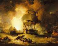 The Destruction of L'Orient at the Battle of the Nil