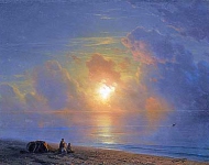 Закат над крымским побережьем