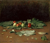Яблоки и листья