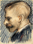 Head of a Man (Possibly Theo van Gogh)