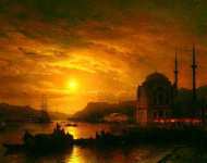 Лунный вечер в Константинополе