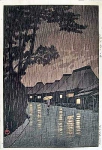 A rainy night at Maekawa in the Kanagawa prefecture