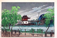 Rain at Shinobazu Pond