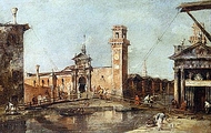 The entrance to the Arsenal in Venice