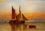 Корабли на закате