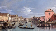 Венеция. Вид Санта-Кроче с Большого Канала