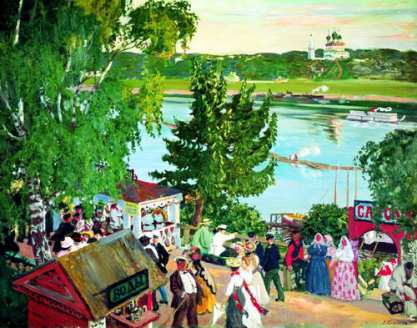 Волга на картинах русских художников