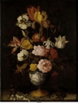 Ast, Balthasar van der - Ваза Ван-ли (Wan-li) с цветами, ок. 1623, 41 cm x 32 cm, Дерево, масло