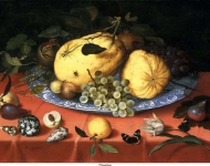 Ast, Balthasar van der - Натюрморт с фруктами, 1620, 46 cm x 64 cm, Дерево, масло