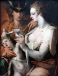 Венера и Меркурий завязывают глаза Амуру (Venus and Mercury Blindfold Cupid)