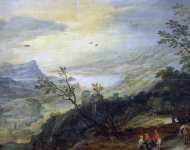 Bruegel the Elder Jan (Flemish ) Momper the Younger Joos de (Flemish –) Панорамный пейзаж