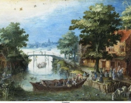 Berghe, Christoffel van den - Летний пейзаж, ок. 1615-20, 11,5 cm x 16,5 cm, Медь, масло