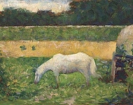 Пейзаж с лошадью