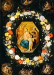Святое семейство в гирлянде из цветов (The Holy Family in a garland of flowers) (совм с Яном Брейгелем Ст)