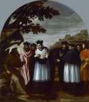 Carducho Vicente (Spanish ) Святой Бруно и его шесть спутников посещают отшельника