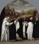 Carducho Vicente (Spanish ) Святой Бруно прощается с товарищами в Риме