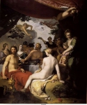 Bloemaert, Abraham - Боги на свадьбе Пелея и Фетиды, 1638, 193 cm x 164,5 cm, Холст, масло