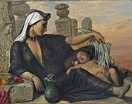 Египетская крестьянка с ребёнком