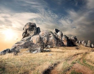 Крым, дорога в Долину приведений