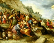 Израильтяне после перехода через Красное море (The Israelites After Crossing The Red Sea At The Tomb Of The Patriarch Joseph)