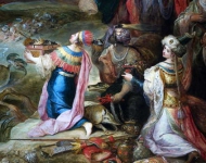 Аллегория отречения от престола Карла V в Брюсселе (Allegory on the Abdication of Emperor Charles V in Br) Detai
