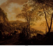 Both, Jan - Итальянский пейзаж, ок. 1645, 108,2 cm x 125,8 cm, Холст, масло