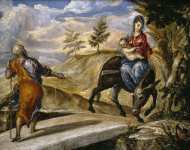 El Greco (Greekborn Spanish ) Бегство в Египет