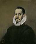 El Greco (Greekborn Spanish ) Мужской портрет  x