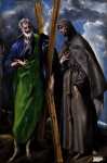 El Greco (Greekborn Spanish ) Святые Андрей и Франциск