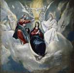 El Greco (Greekborn Spanish ) (и мастерская) Коронование Девы Марии