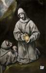 El Greco (Greekborn Spanish ) (и мастерская) Св Франциск и брат Лео размышляют о ерти