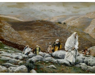 С приближением Пасхи Иисус идет в Иерусалим