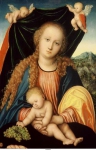 Cranach de Oude, Lucas - Мария с младенцем, ок. 1515-20, 62,7 cm x 42 cm, Дерево, масло