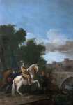 Gonzalez y Velazquez Antonio (Spanish ) Офицер на лошади с четырьмя пешими солдатами