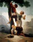 Goya y Lucientes Francisco de (Spanish ) Взбирание на дерево