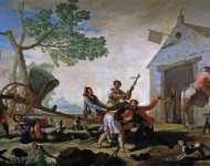 Goya y Lucientes Francisco de (Spanish ) Драка у таверны