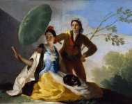 Goya y Lucientes Francisco de (Spanish ) Зонтик