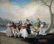Goya y Lucientes Francisco de (Spanish ) Игра в жмурки