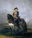 Goya y Lucientes Francisco de (Spanish ) Карлос IV на коне