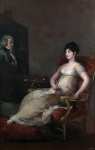 Goya y Lucientes Francisco de (Spanish ) Мария де Томаса Палафокс и Портокарреро маркиза Виллафранка с портретом мужа